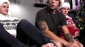 Gay boy fucks bf & his stepbrother in threesome