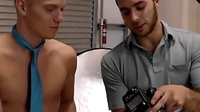 Nextdoortwink - horny photographer's cock fills on every side twink model
