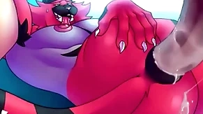 Incineroar heavy cock in asshole
