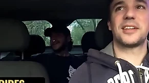 Hot driver jonas matt agrees to helter-skelter chiwi black a ride if he gives him his asshole - dick rides