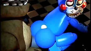 Toy bonnie gets dominated unconnected with withered freddy