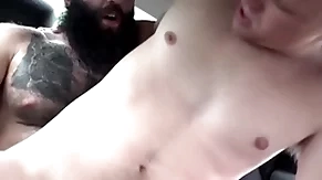 Hunk step padre and twink step sprog fuck in car - markus kage, brent north