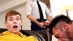 Twink jack bailey gets his mouth full of harmful pubic hairs from his stepdad lawson james hairy asshole while his buddy pierce paris anal fucks him!