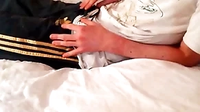 Simply guy jerking off: comely respect in my room