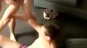Consumptive butt buddies in In US breeks have a freaky wrestling match