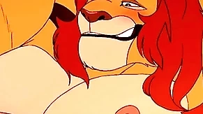 Zimba gets a big tasty load of shit in the brush asshole