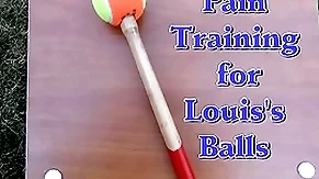 Beach ballpain training for my balls