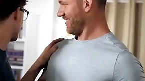 Troye revivalist goes surrounding daniel's room after getting his asshole fucked by caden thither rub-down the other room - men