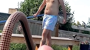 Dishonouring the pool caitiff public schoolmate