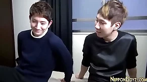 Asian twink rides horseshit